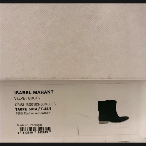 Isabel Marant Crisi Suede Boots Taupe - Picture 15 of 15